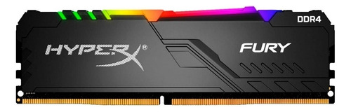 Memoria Ram Ddr4 8gb 3000mhz Kingston Hyperx Fury Rgb Black