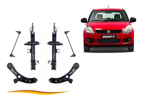 Amortiguador Bandeja Bieleta Para Suzuki Swift 2011 - 2016