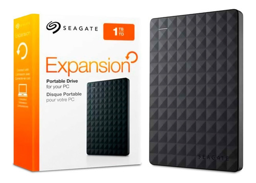 Disco duro externo Seagate Expansion STEA1000400 1TB negro