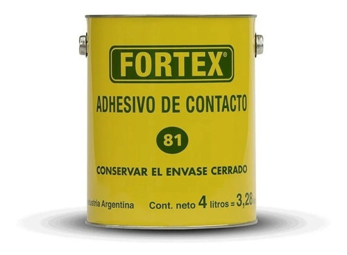 Cemento Contacto Fortex C 81 De 1 Litro Adhesivo Simil 90