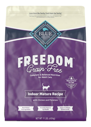 Blue Buffalo Freedom Alimento Seco Natural Para Gatos Maduro