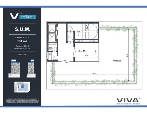 Imagen 4 de 10 de Viva + Office Pre - Venta.