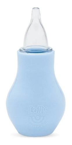 Aspirador Nasal Para Bebê 2 Em 1 Azul Lolly 717001m