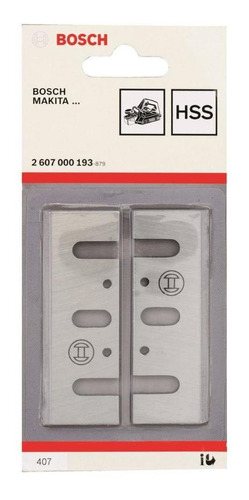 Jogo De Facas P/plaina 82mm Hss Original Bosch