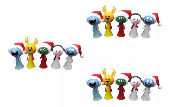 Tomaibaby 4 Piezas de Marionetas de Dedos Monstruos Marionetas de Mano Realistas Ilumina Los Juguetes de La Muñeca de La Historieta para Los Niños Favores de La Fiesta Divertidos Juguetes 