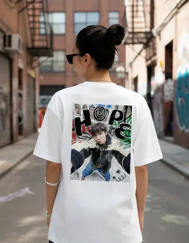 BTS ポップアップ　グッズ　Tシャツ j-hope ホソク　Mサイズ J-HOPE (BTS) · HOPE ON THE STAGE FINAL - Stripe PK T-Shirt (T