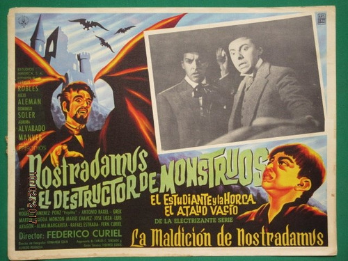 Nostradamus El Destructor De Monstruos Terror Cartel De Cine