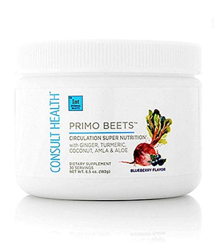 Consulte Salud Primo Remolachas Arándano Sabor 6.5 Oz. 30 Po