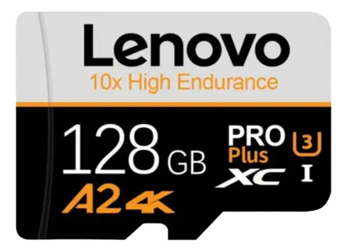 Tarjeta De Memoria Micro Sd Lenovo 128gb A1 C10 U3 100mb/s