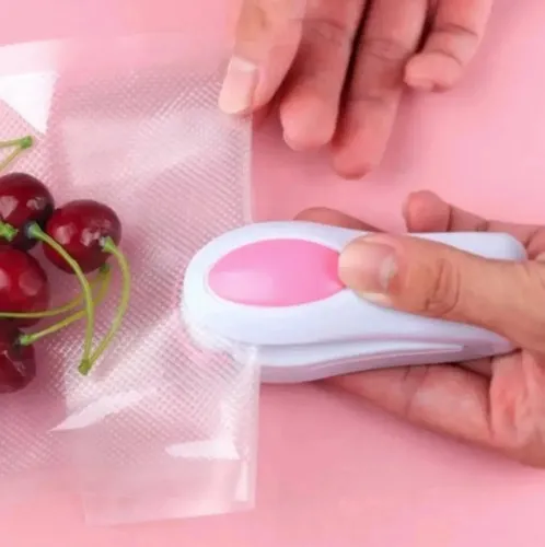 Cierra Bolsa Sella Bolsa Plástico Mini Sellador De Bolsas Color Al Azar