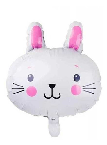 2 Globos Coneja Kawaii Apto Aire Ó Helio 