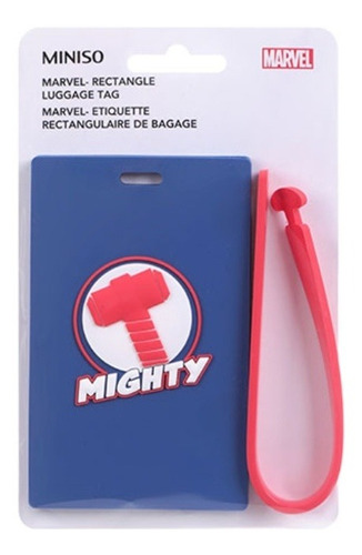 Tag Identificador Bagagem Mala Marvel Miniso - Thor