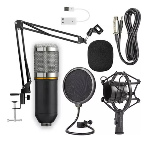 Micrófono Con Condensador Profesional Bm-800
