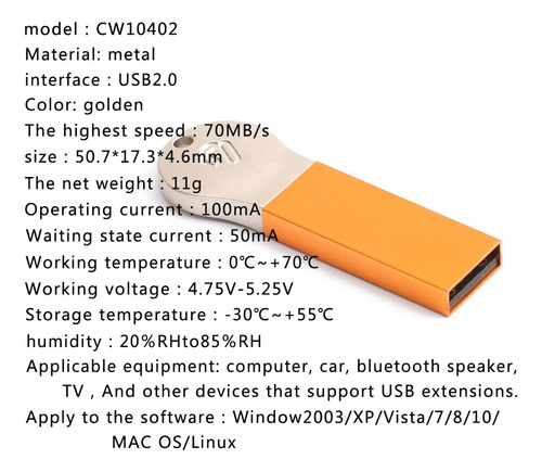 Imagem 6 de 8 de Dispositivo De Armazenamento De Dados Usb 2.0 Flash Drive