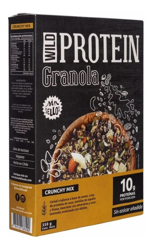 Granola Wild Protein Crunchy Mix 350 G 