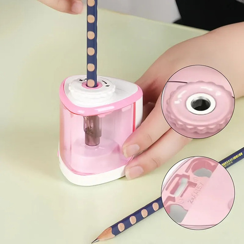 A Sacapuntas Eléctrico - Afilador De Lápices Automático