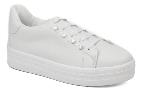 Tenis Clínico/servicio Cómodos Piel De Seda 1310 Blanco 18-21
