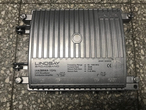 Amplificador Catv Profesional 36 Db 1 Ghz Edificio Retorno
