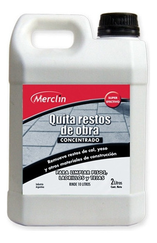 Quita Restos De Obra Merclin 2lts Pintumm