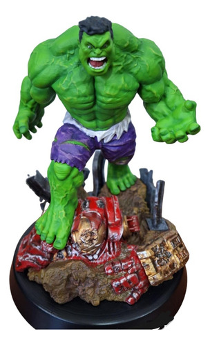 Figura De Hulk Vs Hulkbuster 3d