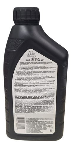 Aceite Original Toyota Para Transmision Automática Cvt