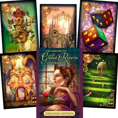 Gilded Reverie Lenormand Expanded Edition Baralho Cigano