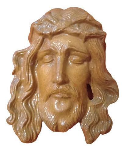 Rostro De Jesucristo Cerámica Para Colgar