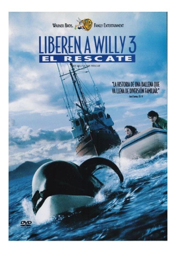 Liberen A Willy 3 Dvd Original ( Nuevo )