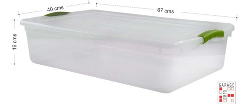 Caja Organizadora Bajo Cama Organizador De Ropa 32 Lts