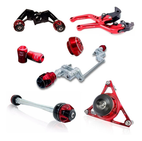 Slider Procton F1 Honda Cbr 650r 2020 A 2022 Kit 7 Peças