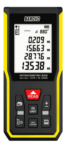 Distanciometro Laser 50 M Medidor Distancia Barovo Ion-litio