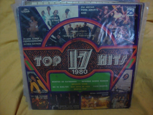 Vinilo 17 Top Hits 1980 Kiss Superset Ghosts Kayak Cher Cp1