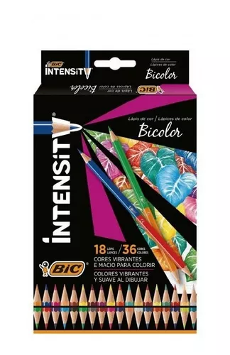 Lapices de colores Bic Intensity UP Triangulares caja 12