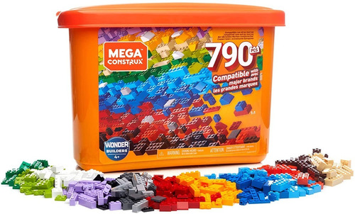 Mega Construx  Mega Caja De 790 Micro Bloques