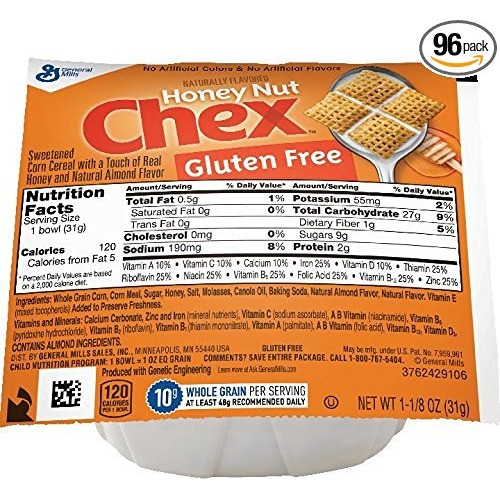 General Mills Honey Nut Chex Cereal, 31 Cuencos Gram (paquet