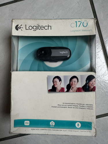 Cámara Web Logitech C170 Sd 15fps Color Negro (Usado)