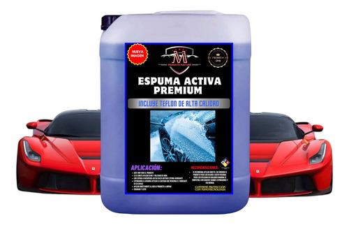 Shampoo Nieve Espuma Activa Champú Teflon 20lt Envió Gratis