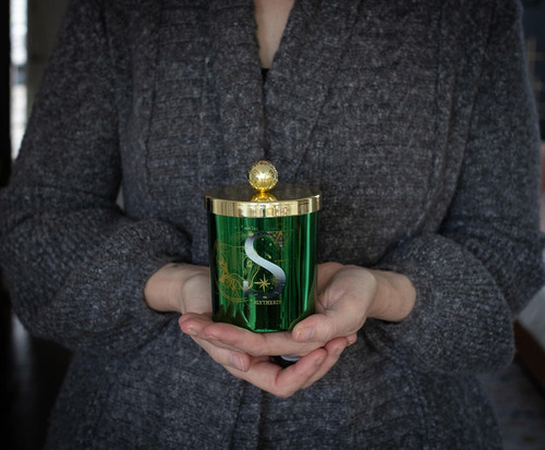 Harry Potter House Slytherin Vela De Cera De Soja Premium Co