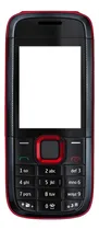 Comprar Tampa Completa Vermelha Com Teclado Hebraico Para Nokia 5130