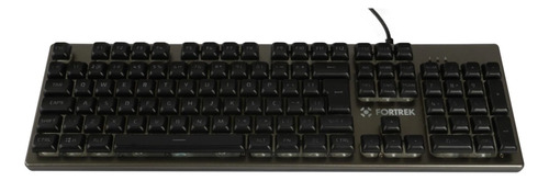 Kit Teclado E Mouse Gamer Ranger Rainbow Rgb Grafite Fortrek