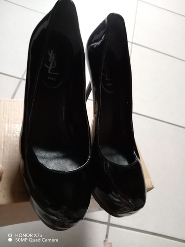 Zapatillas Ivees Saintt Lauren 38eu Made In Italy Negras 