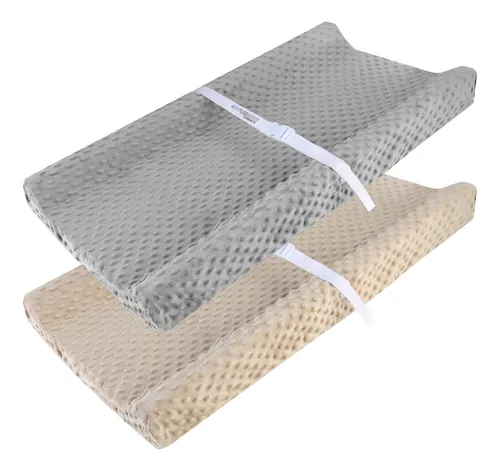Gris s/ábanas suaves y transpirables para cambiador fundas para cambiador para beb/és reci/én nacidos traje para beb/é y ni/ña Funda para cambiador de beb/é