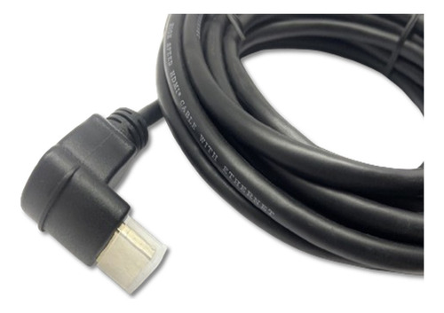 Cabo Hdmi 2.0, 4k, Pontas 90° Sem Filtro, 5mts 101.1.113