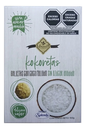 Galletas Kokoretas Con Coco Rallado Sin Azúcar Añadida 100g