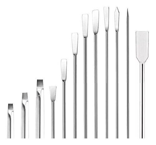Stainless Steel Laboratory Spatula Set