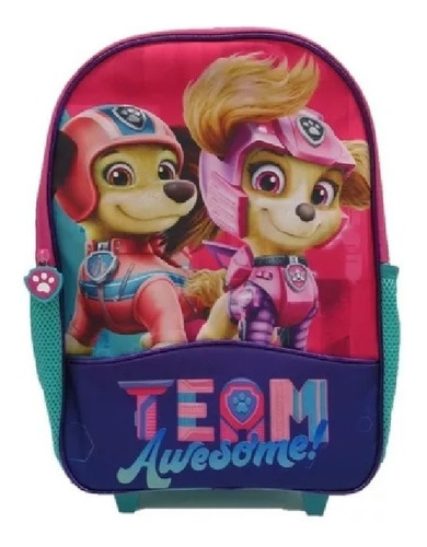 Mochila Trolley Ruedas Paw Patrol Sky Team Escolar/ Jp Ideas