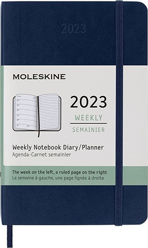 Agenda Moleskine 12 Meses 2023 Semanal Tapa Blanda Pocket Az