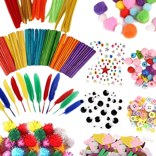 500 Piezas De Limpiadores De Tuberías, Kit De Manualidades,