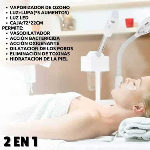 Imagen 2 de 5 de Vaporizador Ozono 2 En 1