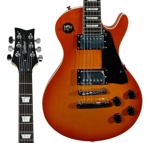 Guitarra Waldman Les Paul Glp-250 Glp250 Cherry Sunburst Crs